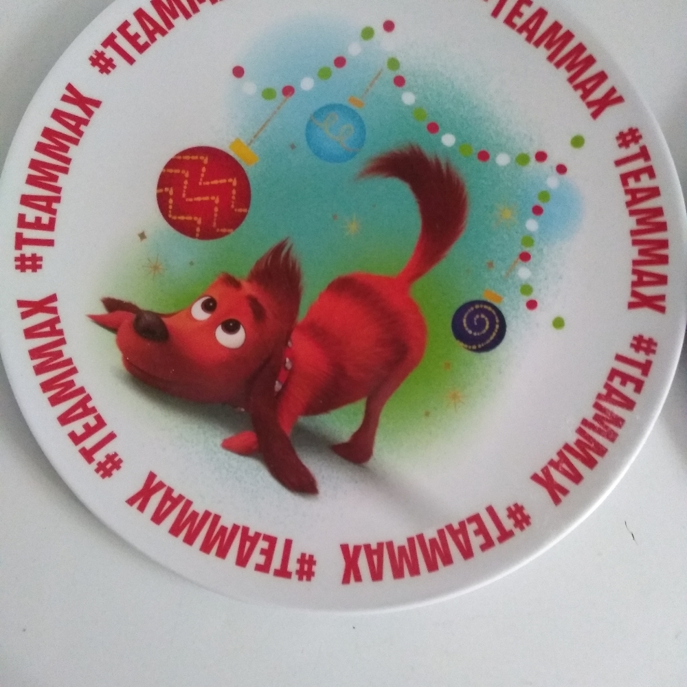 Grinch Melamine Plate Set Of Two.